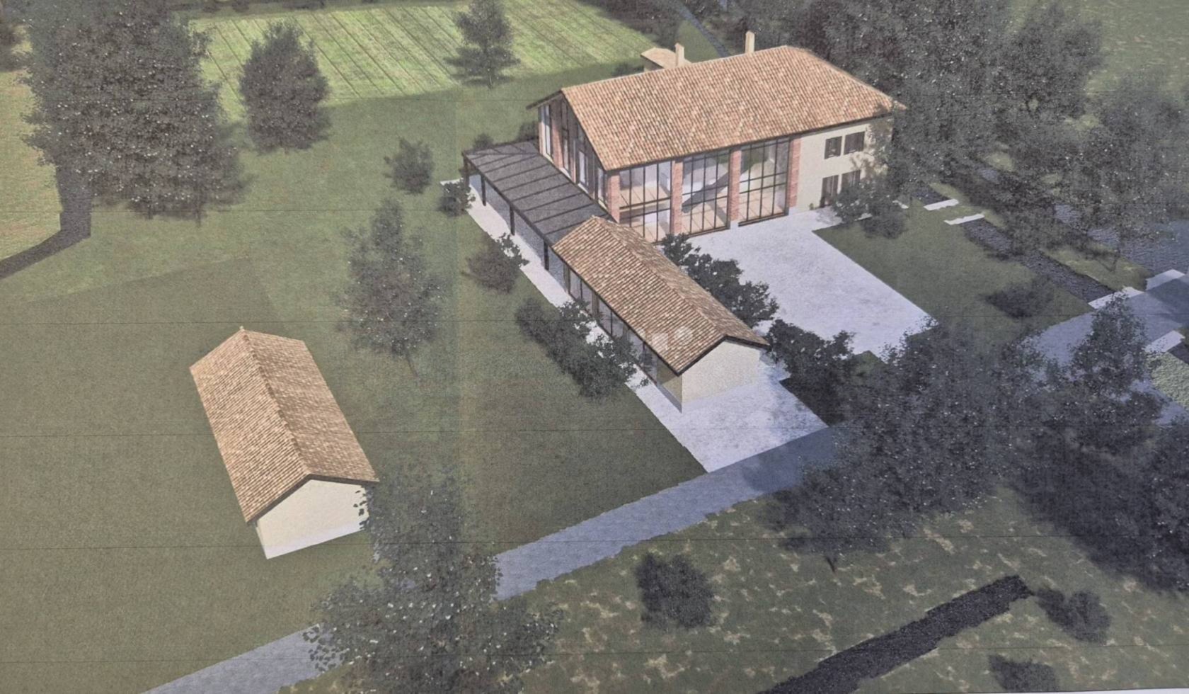 Concept di riqualificazione e frazionamento residenziale